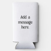 FunnyHalloween Humor Koelbox cadeau Seltzer Blikjeskoeler (Achterkant)