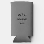 FunnyHalloween Humor Koelbox cadeau Seltzer Blikjeskoeler (Achterkant)