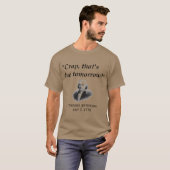 Funnyhomas Jefferson Onafhankelijkheidsdag VS Gesc T-shirt (Voorkant volledig)