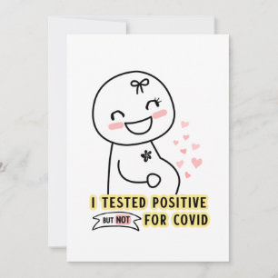 FunnyI testte positief zwangerschap Aankondiging