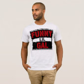 FunnyLilGalReacts Attitude Wrestling Shirt (wit) (Voorkant volledig)