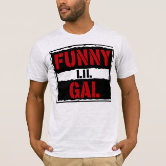 FunnyLilGalReacts Attitude Wrestling Shirt (wit)