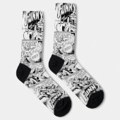 'FUNNYMAN' Action Comic Strip Socks Sokken (Rechts)