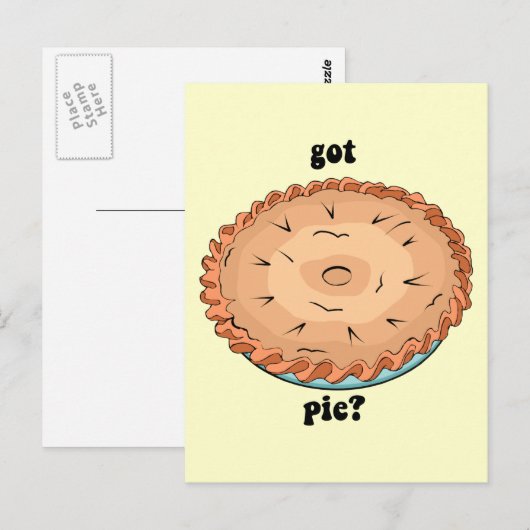 Funny's taart briefkaart (Voorkant / Achterkant)