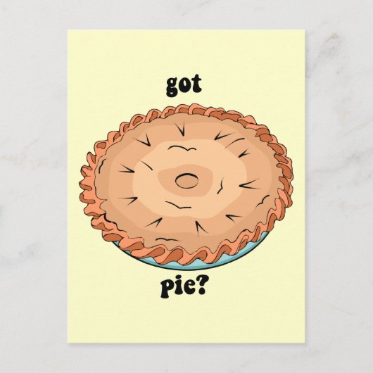 Funny's taart briefkaart (Voorkant)