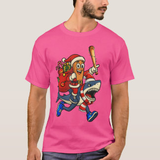 Funnyung Sahur Ridingralala Xmas Italian Brainrot  T-shirt