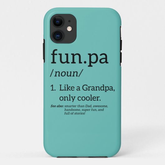 Funpa als opa alleen koel Case-Mate iPhone case (Achterkant)