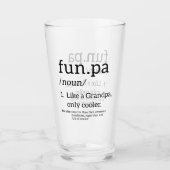 Funpa als opa alleen koel glas (Voorkant)