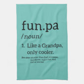 Funpa als opa alleen koel theedoek (Verticaal)