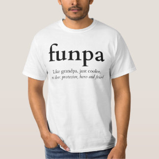 Funpa Grappige Opa definitie T-shirt