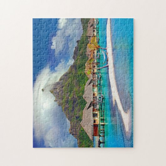 FunScene Puzzles Beach Art Complex Jigzaag Puzzles Legpuzzel (Verticaal)