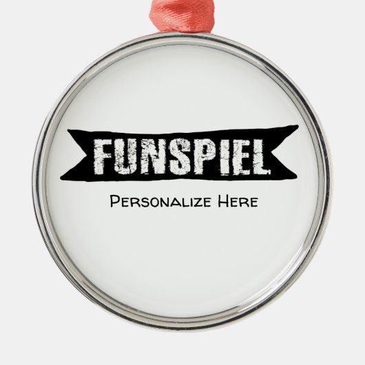 Funspiel Curling Tournament for Fun Ornament (Voorkant)