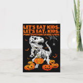 Funsshirt voor vrouwen Let's Eat Kids Interpunctie Kaart (Voorkant)