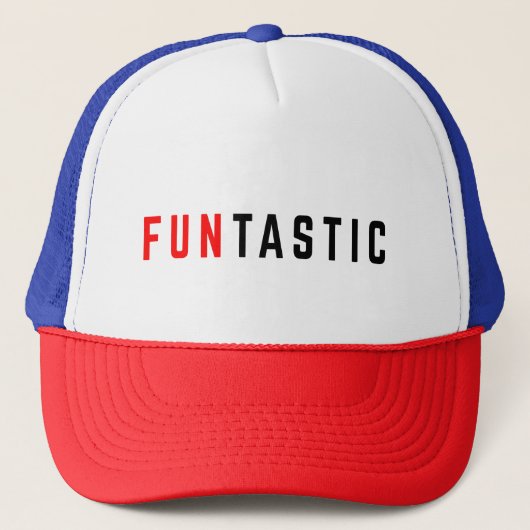 Funtastisch grappig design trucker pet (Voorkant)