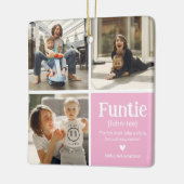 Funtie 3 Fotocollage Definitie Schattige Kerstmis Keramisch Ornament (Links)