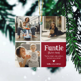 Funtie 3 Photo Collage Definition Cute Kerstc Keramisch Ornament
