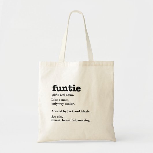 Funtie Definition -  Tote Bag (Voorkant)