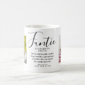 Funtie Elegant Script Fun Auntie Quote Foto Koffiemok (Center)