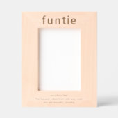 Funtie Fun Tante Aangepaste Definitie Gegraveerde Lijstjes (Voorkant)