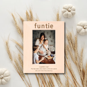Funtie Fun Tante Aangepaste Definitie Gegraveerde Lijstjes