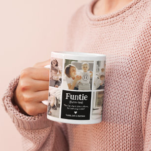 Funtie Photo Collage Definition Cute Modern Auntie Koffiemok