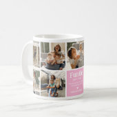 Funtie Photo Collage Definition Cute Modern Auntie Koffiemok (Voorkant links)