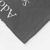 Funtie tante Auntie Definition Fun Gray Fleece Deken (Hoek)