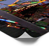 Funtown Pier in Lights Poster (Hoek)