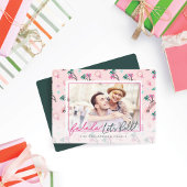 FunTropical Kerstmis Fa la la la Let's Roll Foto Feestdagenkaart