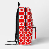 Funy Backpacks Canada art Bedrukte Rugzak (Links)