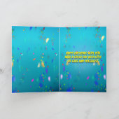 Funy Tiger Party Ballon Explosion Verjaardag Kaart (Binnen)