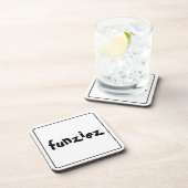 "Funziez" Slang zinsnede Bier Onderzetter (Rechterzijde)