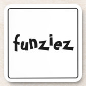 "Funziez" Slang zinsnede Bier Onderzetter (Voorkant)