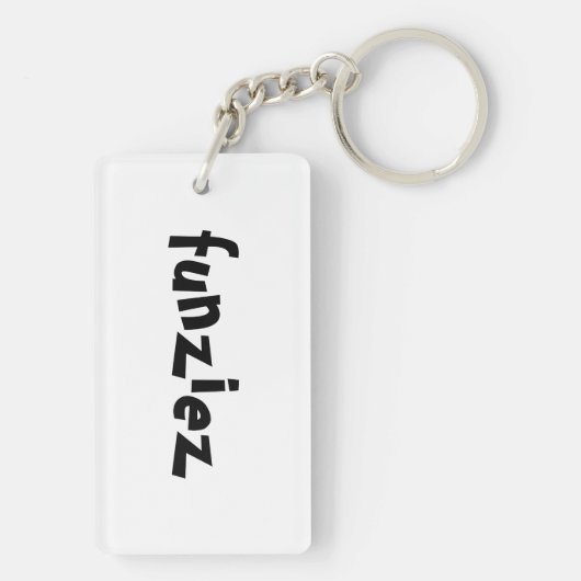 "Funziez" Slang zinsnede Sleutelhanger (achterkant)