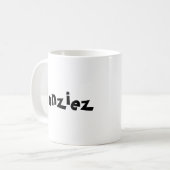 "Funziez" zin Koffiemok (Voorkant links)