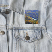 Fuorn Pass Vierkante Button 5,1 Cm (In situ)