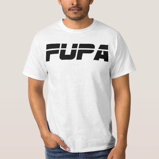FUPA (wit) T-shirt (Voorkant)