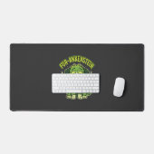 Fur-Ankenstein Grappige Frankenstein Hond Hallowee Bureaumat (Keyboard & Muis)