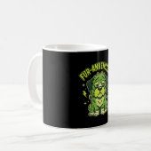 Fur-Ankenstein Grappige Frankenstein Hond Hallowee Koffiemok (Voorkant links)
