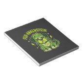 Fur-Ankenstein Grappige Frankenstein Hond Hallowee Notitieblok (Schuin)