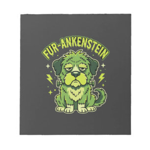 Fur-Ankenstein Grappige Frankenstein Hond Hallowee Notitieblok
