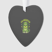 Fur-Ankenstein Grappige Frankenstein Hond Hallowee Ornament (voorkant)