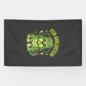 Fur-Ankenstein Grappige Frankenstein Hond Hallowee Spandoek (Horizontaal)