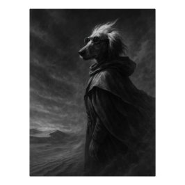 Fur Arrakis - Desert Dog of Dune -Sci-Fi Movie Art Perfect Poster