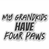 Fur Babies Sticker (Voorkant)