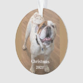 Fur Baby kerstversiering Ornament (voorkant)