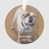 Fur Baby kerstversiering Ornament (voorkant)