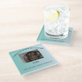 Fur Baby Light & Healing Tribute Glazen Onderzetter