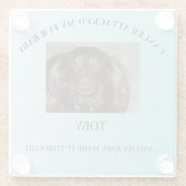 Fur Baby Light & Healing Tribute Glazen Onderzetter (Achterkant)