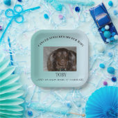 Fur Baby Survivor Celebration Art Papieren Bordje (Feest)